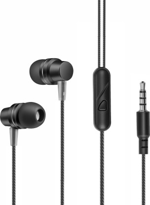 wired earphones with mic flipkart