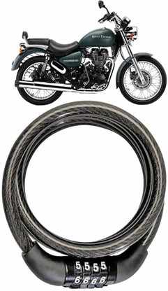 Royal enfield side on sale bag with lock