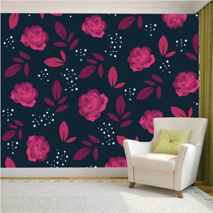 Luxury Floral & Botanical Black, Pink Wallpaper Price in India - Buy Luxury Floral & Botanical Black, Pink Wallpaper online at Luxury Floral & Botanical Black, Pink Wallpaper Price in India - Buy Luxury Floral & Botanical Black, Pink Wallpaper online at