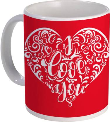 COLOR YARD best happy valentines day gift hand-drawn wallpaper design on  Ceramic Coffee Mug Price in India - Buy COLOR YARD best happy valentines  day gift hand-drawn wallpaper design on Ceramic Coffee