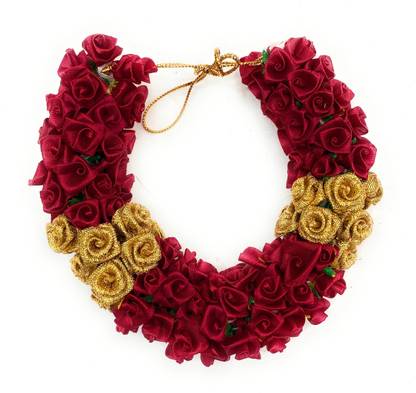 Udhayam Bridal Flower Bun Hair Gajra Accessories For South Indian Wedding, Juda Decoration Gajra, Pack Of 1 (maroon-Gold) Hair Accessory Set (maroon Bun Price in India - Buy Udhayam Bridal Flower Bun Udhayam Bridal Flower Bun Hair Gajra Accessories For South Indian Wedding, Juda Decoration Gajra, Pack Of 1 (maroon-Gold) Hair Accessory Set (maroon Bun Price in India - Buy Udhayam Bridal Flower Bun