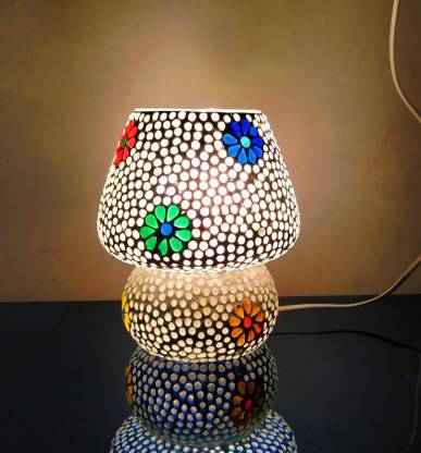 Glass Mosaic Table Lamp, Table Lamp For Bedroom Flipkart