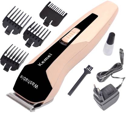 Kemei QUALX professional hair clipper Trimmer 45 min  Runtime 4 Length Settings
