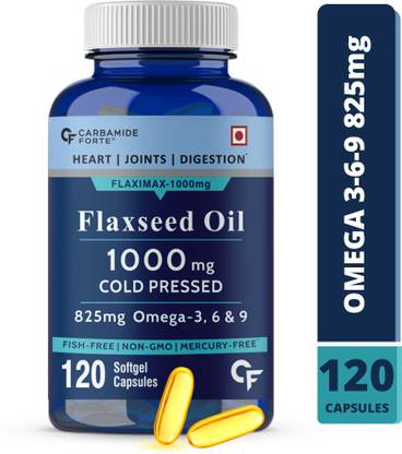 cf flaxseed oil capsules 1000mg cold pressed with omega 3 6 9