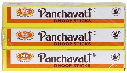 Panchavati Dhoop Sticks-6 Packs X 10 clés dans chaque Lot 12,7 cm King size ; Fw892hjt23t410540 