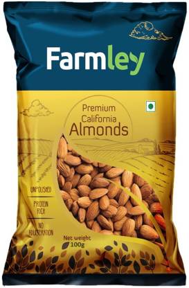 Farmley Premium California Almonds  (100 g) thumbnail