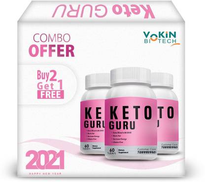 Vokin Biotech Keto Guru for weight loss with Garcinia Cambogia|Green...