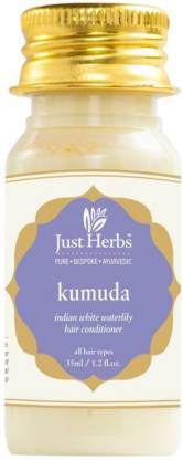 Just Herbs Kumuda Indian White Waterlily Conditioner For Hair Growth &  Damaged Hair - Price in India, Buy Just Herbs Kumuda Indian White Waterlily  Conditioner For Hair Growth & Damaged Hair Online