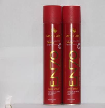 Miss Care ENZO Super Hold Hair Spray Pack Of 2 Hair Spray - Price in India,  Buy Miss Care ENZO Super Hold Hair Spray Pack Of 2 Hair Spray Online In  India,