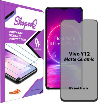 ShopeeQ Edge To Edge Tempered Glass for Vivo Y12, Vivo Y17, vivo y11, Vivo y15, Vivo y17, OnePlus 6T, Oneplus 7, Realme U1, OPPO R17, OPPO R17 Pro Matte Ceramic Flexible