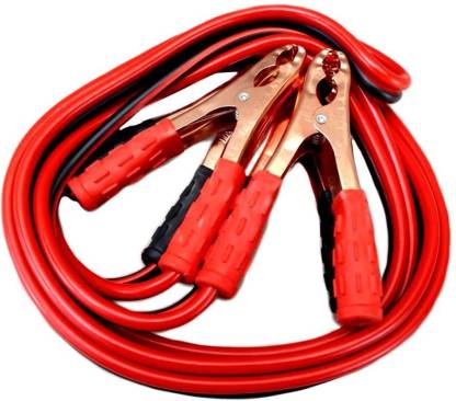 RHONNIUM IX - JK - 54 - Car 500 AMP Copper Wire Booster Cable for All Cars 6.3 ft Battery Jumper Cable
