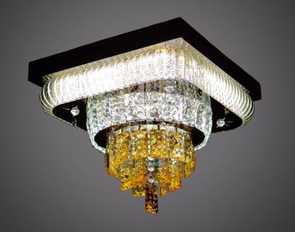 Chandelier Ceiling Lamp, Square Modern Crystal Chandelier For Living Room Dining