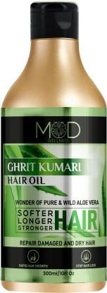 MOD Wellness Ghrit Kumari Hair Oil- hair growth with 100% Aloe Vera juice Hair  Oil - Price in India, Buy MOD Wellness Ghrit Kumari Hair Oil- hair growth  with 100% Aloe Vera