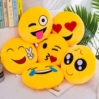 smiley pillows set