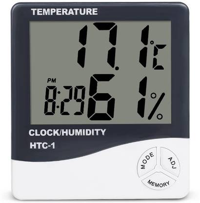 nika htc 1 hygrometer electronic thermo hygro with touch screen backlight humidity meter tester temperature meter alarm clock time temperature