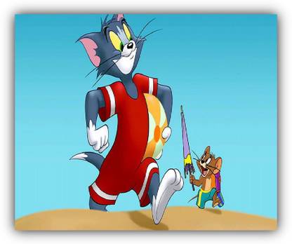 SKY DOT tom and jerry cartoons mouse cat comedy chasing tom and jerry illustration Mousepad - SKY DOT : SKY DOT tom and jerry cartoons mouse cat comedy chasing tom and jerry illustration Mousepad - SKY DOT :