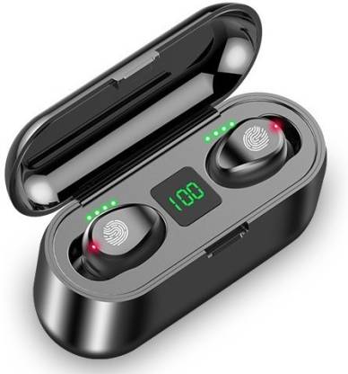 Microflash Touch, Voice Control-LED Display Earbuds Bluetooth Headset