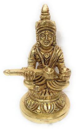 vrindavan shopi fine Brass Made Annapurna Devi Idol for Home and Temple ...