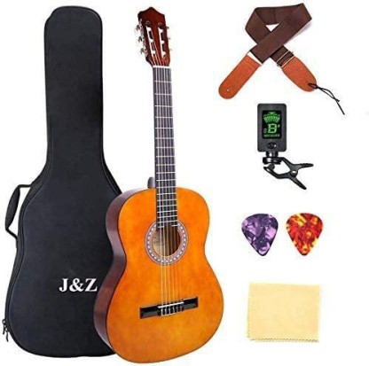 Classical Guitar Acoustic Beginner Guitar Nylon Strings 39 inch Full Size for Adults Student 