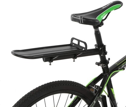 AdjustableUniversal Fit Black Alloy Bicycle Luggage Carrier 