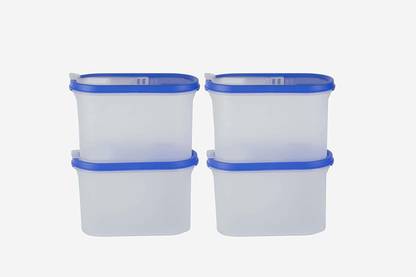 Cutting Edge Flip Top Not Airtight Modular Dispenser Containers Oval Blue Lid 4 1 2 Litre Free Plain Lids Extra For Each Container 1 2 L Plastic Utility Container Price In India