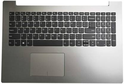 SDLAPPARTS Laptop Touchpad for Lenovo Ideapad 320-15ISK 320-15 Series with Palmrest (with Keyboard) Silver Touchpad, Keyboard Touchpad