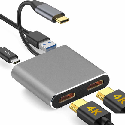 USB C to Dual HDMI Adapter 4K @ 60hz 