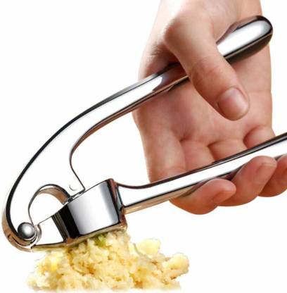 madhu store Garlic Crusher, Garlic Mincer to Press Clove and Smash Ginger Handheld Zinc Alloy Rust-Proof Tool for Kitchen Garlic Press