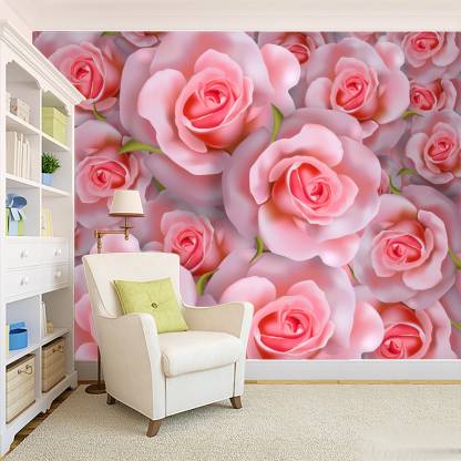 ALL DECORATIVE DESIGN Decorative Pink Wallpaper Price in India - Buy ALL  DECORATIVE DESIGN Decorative Pink Wallpaper online at 