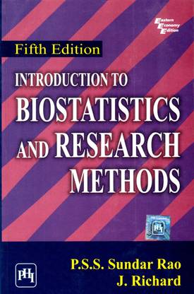 Introduction To Biostatistics And Research Methods Buy Introduction To Biostatistics And Research Methods By Rao P S S Sundar At Low Price In India Flipkart Com