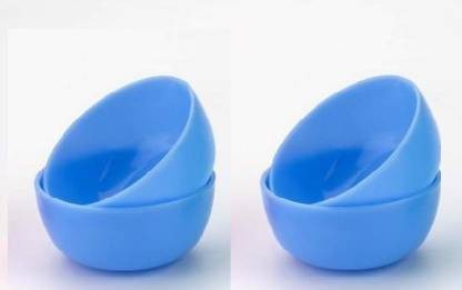 4L , Blue Mintra Home Plastic Snack Bowls Large 2pk 