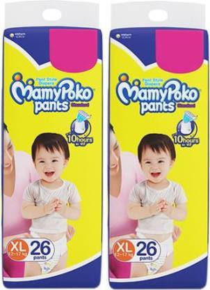 MamyPoko Pants Standard Diapers - XL (26+26 Pieces) - XL