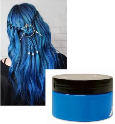 ADJD Professional Blue Hair color wax washable instant hair colour for man and woman style your hair with yellow colour hair wax 100gm , Blue - Price in India, Buy ADJD Professional ADJD Professional Blue Hair color wax washable instant hair colour for man and woman style your hair with yellow colour hair wax 100gm , Blue - Price in India, Buy ADJD Professional