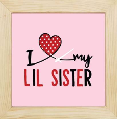 I Love My Little Sister poster wallpaper 12 X 18 Inches Paper Print -  Quotes & Motivation posters in India - Buy art, film, design, movie, music,  nature and educational paintings/wallpapers at 