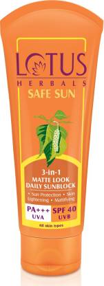 Lotus Herbals Tinted Sunscreen SPF 40