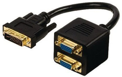 microware DVI Cable 0.01 m New DVI-I 