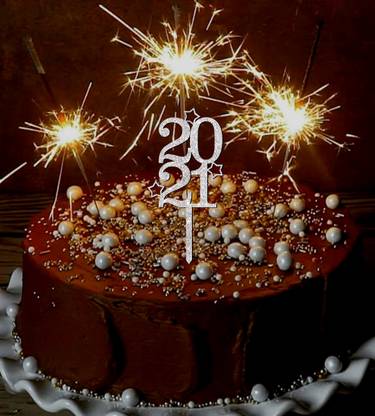 Buy Send New Year Party Chocolate Cake Half Kg Eggless Online Ferns N Petals