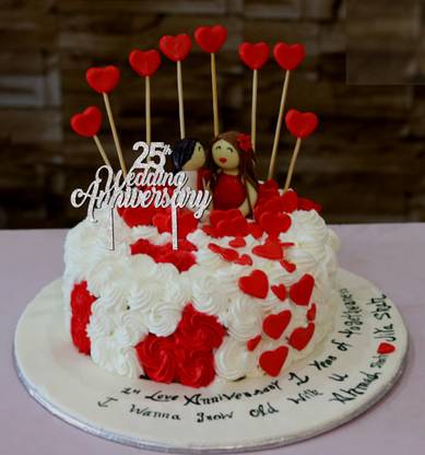 Sudarshan Sticker 25th Wedding Anniversary Glitter Cake Topper For 25th Anniversary Party Cake Decorations Cake Topper Price In India Buy Sudarshan Sticker 25th Wedding Anniversary Glitter Cake Topper For 25th Anniversary