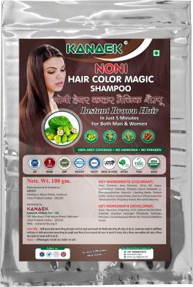 KANAEK Noni Hair Color for Instant Brown Hair , Brown - Price in India, Buy  KANAEK Noni Hair Color for Instant Brown Hair , Brown Online In India,  Reviews, Ratings & Features 