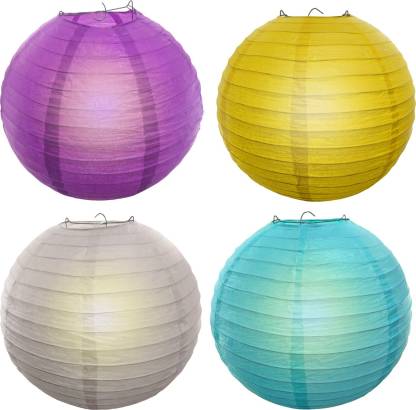Reiki Crystal S Lantern Paper, Lamp Shade With Hanging Crystals