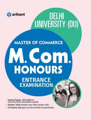 The Perfect Study Resource for-Delhi University (Du) M.Com Honours Entrance Test