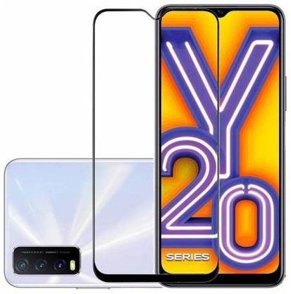 NKCASE Edge To Edge Tempered Glass for Vivo Y20,Vivo Y20i