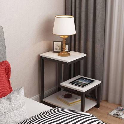 Priti Modern End Tables 3 Tier Chair, 3 Tier Table Lamp