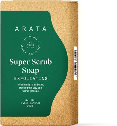 ARATA Super Scrub Soap For Intense Exfoliation  (150 g)