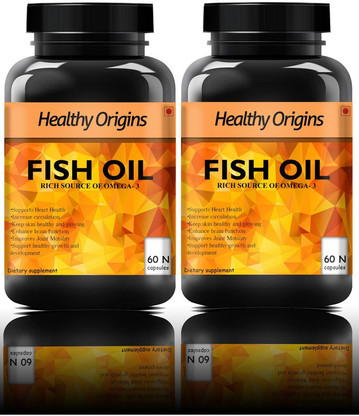 Healthy Origins Fish Oil (Triple Strength) Omega 3 with EPA 360 mg DHA 240  mg (120N OG) Price in India - Buy Healthy Origins Fish Oil (Triple  Strength) Omega 3 with EPA