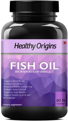 Healthy Origins Nutrition Fish Oil (Triple Strength) Omega 3 with EPA 360  mg DHA 240 mg Ultra (60N P) Price in India - Buy Healthy Origins Nutrition  Fish Oil (Triple Strength) Omega