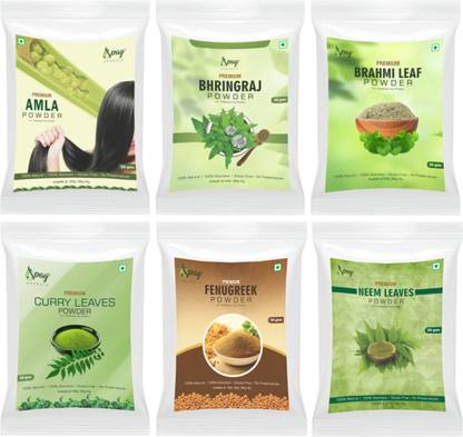 Spag HERBALS Premium Organic Amla, Bhringraj, Brahmi Leaves, Curry Leaves, Methi and Neem Leaves Powder For Hair Care - 50gms x 6 - Price in India, Buy Spag HERBALS Premium Organic Amla, Spag HERBALS Premium Organic Amla, Bhringraj, Brahmi Leaves, Curry Leaves, Methi and Neem Leaves Powder For Hair Care - 50gms x 6 - Price in India, Buy Spag HERBALS Premium Organic Amla,