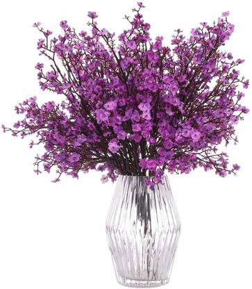 Satyam Kraft Babys Breath Flowers Artificial Fake Gypsophila Bouquet 5 Line Purple Purple Gladiolus Artificial Flower Price In India Buy Satyam Kraft Babys Breath Flowers Artificial Fake Gypsophila Bouquet 5 Line