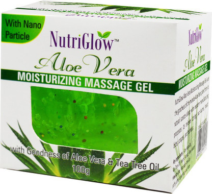 nutriglow aloe vera moisturizing massage gel