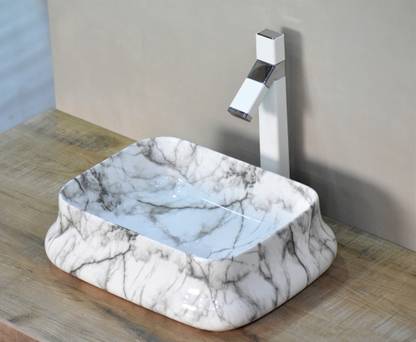 Inart Designer Wash Basin Vessel Sink Over Or Above Counter Top For Bathroom Rectangle Shape White Satvario 18 X 14 5 Inch Table In India - Bathroom Vessel Sink Wash Tub Inart Designer Wash Basin Vessel Sink Over Or Above Counter Top For Bathroom Rectangle Shape White Satvario 18 X 14 5 Inch Table In India - Bathroom Vessel Sink Wash Tub